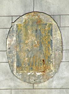 Haarlem, Huis Te Zaanen. Muurzonnewijzer. uitsnede verbeterd