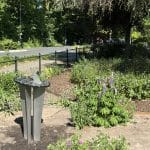 Zonnewijzer in de tuin